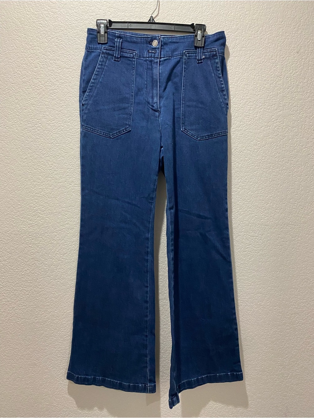Maeve by Anthropologie The Naomi High-Rise Flared Wide-Leg Jeans size 30 - Picture 4 of 13